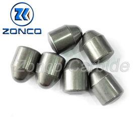 Tungsten Carbide Conical Mining Button Silver Color Customized