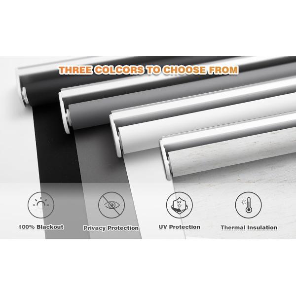 100% Polyester White Coated Fabric Printed Curtain Blackout Roller Blinds Fabric