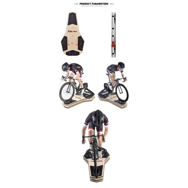 RideNow Rocking Board Коммерческий стационарный фитнес-тренировщик с резиновым заглушающим блоком