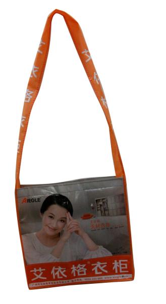 75gsm Cylinder Colorful Printing Nonwoven Fabric Carrier Bags Matt Coated