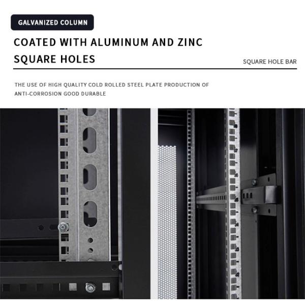 Сменяемые двери сетевой стойки Прочный стальной материал для сети