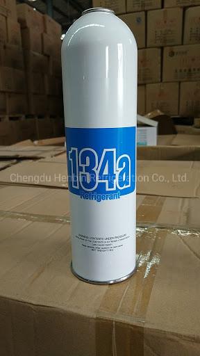 Colorless 1kg HFC-R134A Refrigerant Two Slices Can Refrigerant For Car AC