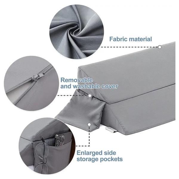 Celebrities Pattern Adjustable Bed Headboard Wedge Pillow Bone 60 Neck Triangular Pillow