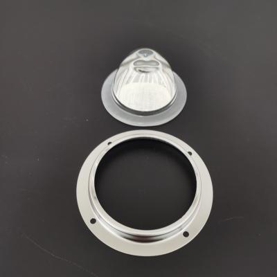 Borosilicate Led Glass Lens Magnifying Glass Lens 45 Degree