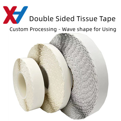Wave Edge Zipper Double Sided Tape двойная клейкая лента 80ум встала на сторону лента ткани 50м покрытая двойником