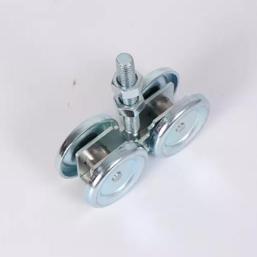 Kit de rodillos de puertas colgantes Polia especial para puertas móviles doradas
