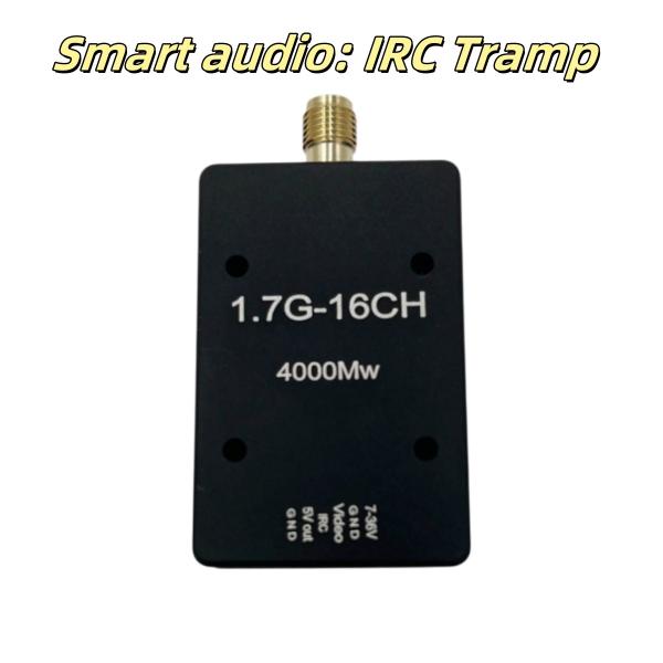 Transmisor FPV ultraligero de 4W 1.7G 8 CH Peso 25.85g VTX de alta potencia 1.7Ghz Baja latencia para drones de carreras