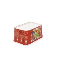 Cuve à emporter rectangulaire biodégradable à double paroi en papier kraft Cuve à salade avec couvercle
