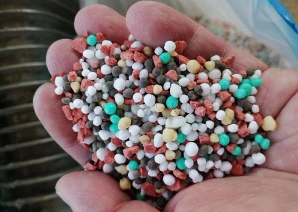 Linha de produção de misturadores de tambores de fertilizantes compostos Linha de produção de grânulos de fertilizantes BB