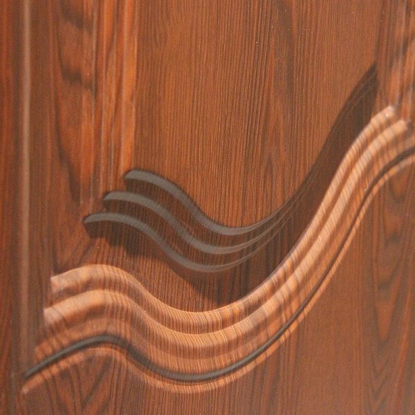 70mm Thick Steel Security Door Transfer Printing Modern Design Stainless Steel Style