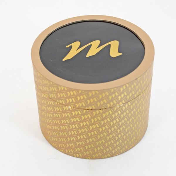 Luxury Cylinder Food Candy Gift Box Packing Paper Tube Recyclable With Window