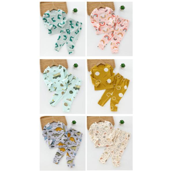 Children's Round Neck Cute Two Piece Sets Long Sleeved 90cm-160cm