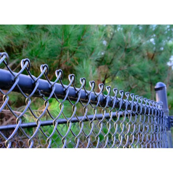 4mm Black PVC Diamond Wire Fence 5ft 6ft Tall