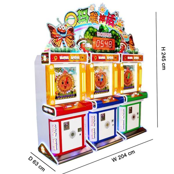 Занятность возмещения шкафа аркады выкупления монетки аркады эксплуатируемая монеткой высокая