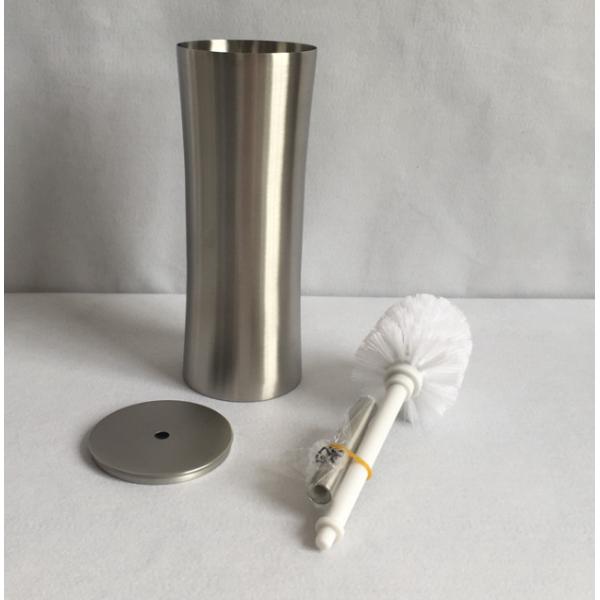 304 Stainless Steel Strong Cleaning Soft Brushing Toilet Brush Free Standing Toilet Brush Gold