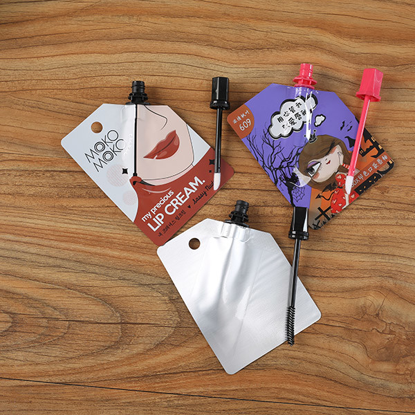 Biodegradable карандаш для глаз мешка Spout 60mic голографический стоит вверх мешок с щеткой