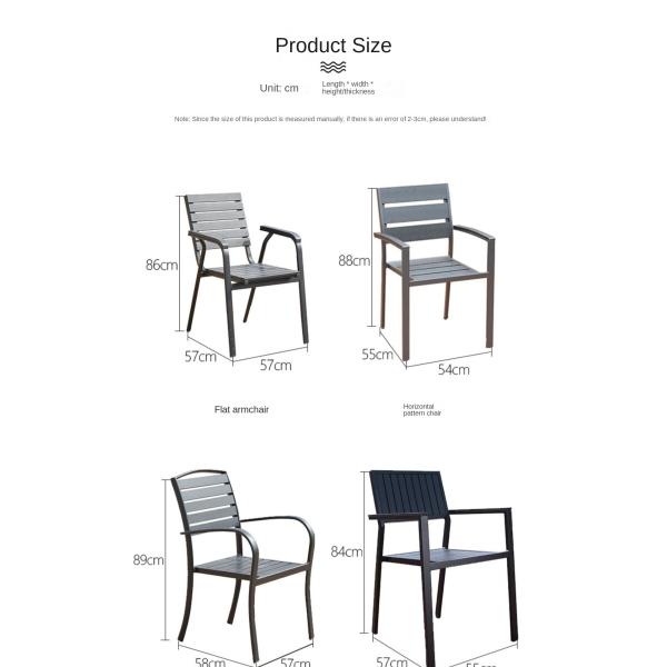 Tea Break / Coffee Time / Eating Plastic Wood Outdoor Dining Sets