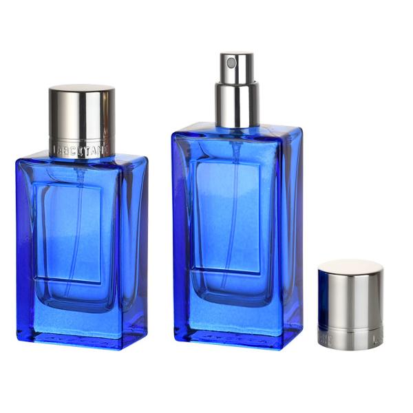 Elegant Custom Perfume Glass Bottle Luxury Perfume Bottle Stylish Shape With Crimp Spray Pump