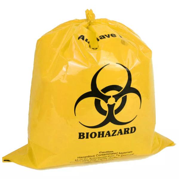 Biodegradable Plastic Hospital Biohazard Waste Bags Biohazard Bags Price Autoclavable Temperature Indicator Patch