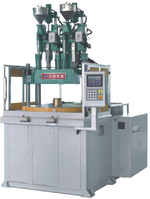 Vertical Clamping Two Shot Injection Molding Machine Double Color For Household