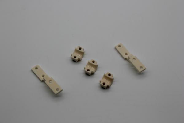 Heat Resistant Advanced Ceramics Textile Machinery Special Shaped Porcelain Tubes Porcelain Wheels