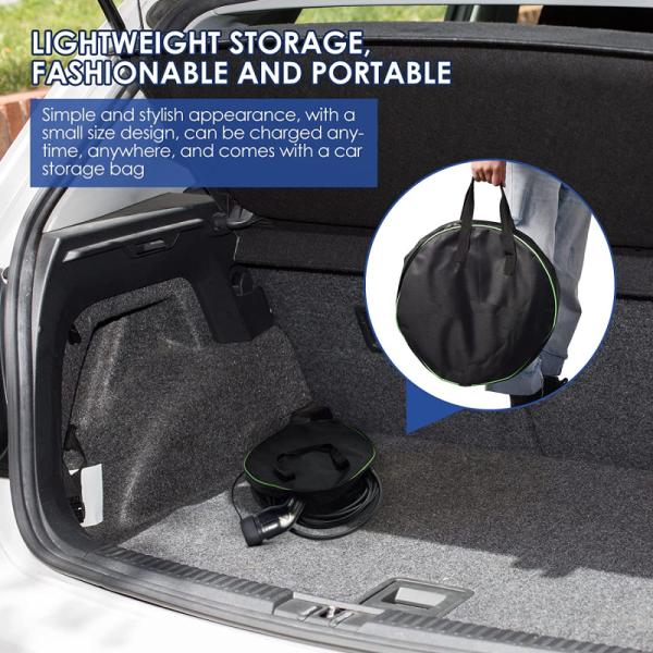 Заряжатель типа 2 портативный EV IEC 62196-2 в кабеле автоматическом регулируемом настоящем 8A к 32A