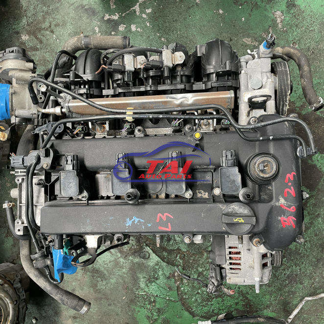 Подлинный используемый дизельный двигатель JDM L3 2.3L бензиновый двигатель с коробкой передач для Mazda 6