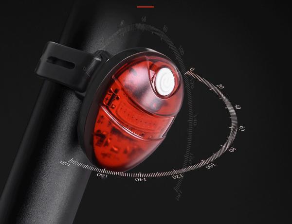 Night Riding Brake Induction LED Bicycle Light Children'S Usb Rechargeable Bicycle Tail Light