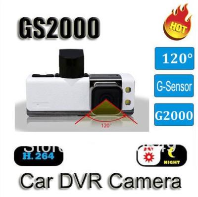 GS2000L Car DVR Camera Novatek CPU Full HD 1920*1080P 30FPS G-sensor H.264 Codec Car Camcorder