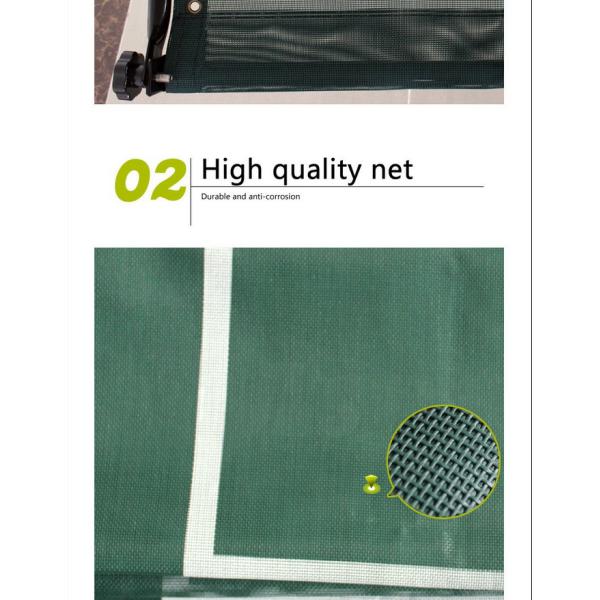 Ball Recycling System Tennis Accessories , Anti Corrosion Tennis Trainer Net