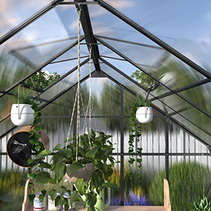 Heavy-Duty Poly Balcony Large Walk In Tunnel Plastic Greenhouse Tent For Winter Indoor Garden Winter PVC Mini