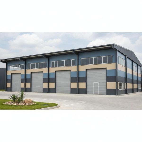 ISO 9001 Certified Steel Structure Warehouse CE SGS Approved Q355B Portal Frame Prefab Storage Building