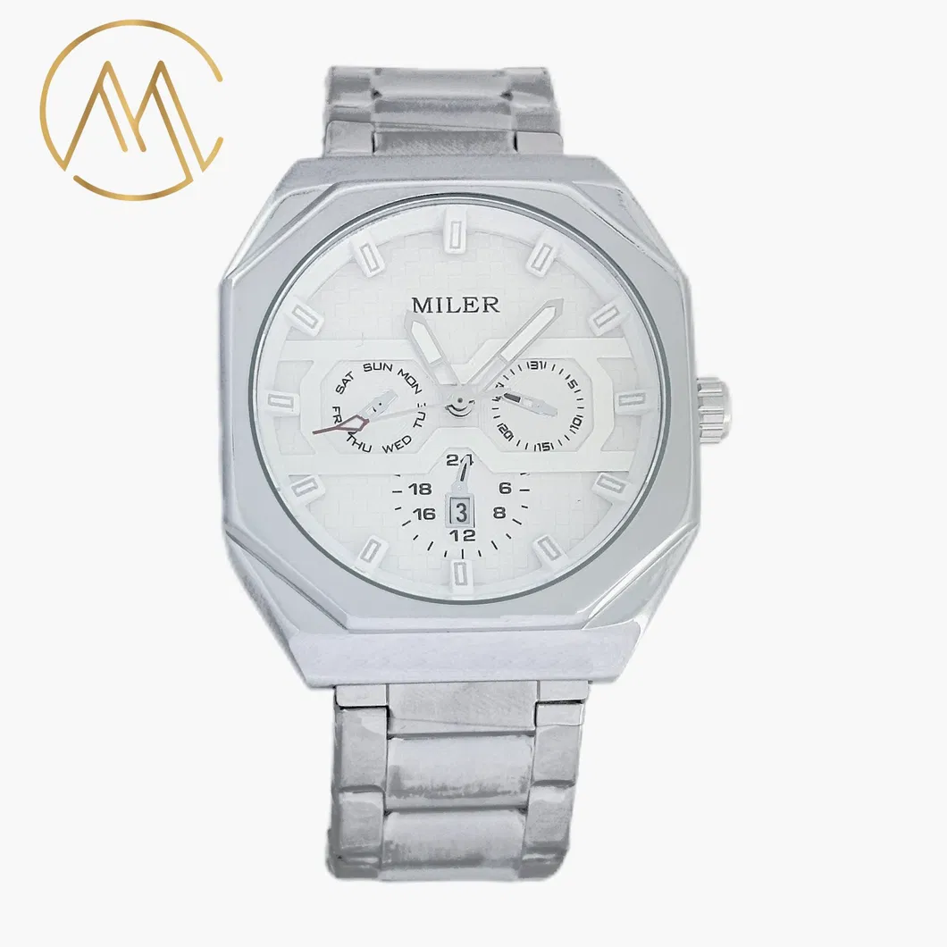 Miler Stainless Steel Quartz Dress Watch 30m Waterproof