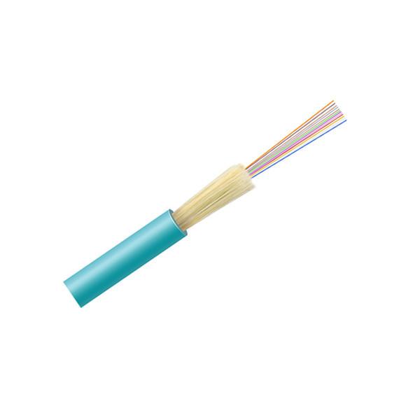 Blue Indoor Optical Fiber Cable , 10G Multimode 8 Core Fibre CableGJFJV