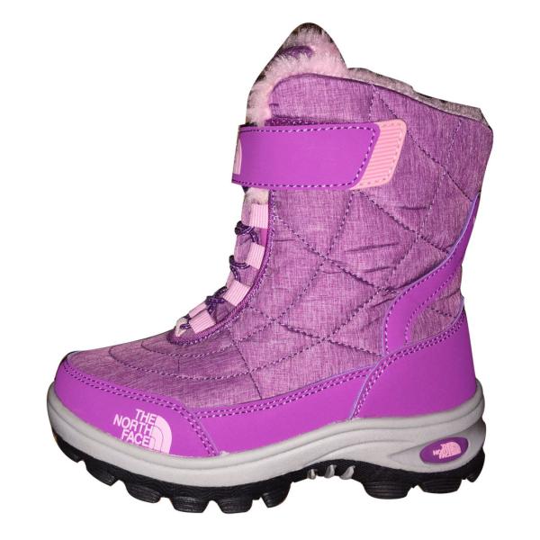 Velcro Pu Nylonwaterproof Snow Boots , Soft Warm Outdoor Boots For Kids
