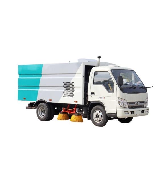 Foton 7.36t 85 Horsepower Engine Road Sweeping Truck for Sweeping Stone Cinder Cement Block, Small Brick, Soil Block, Mud