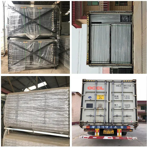 Reja de acero prensado con bloqueo para peldaños de escalera seguros, valla de rejilla para seguridad