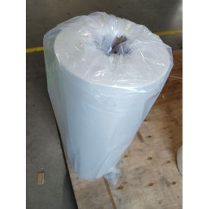 Прозрачная биоразлагаемая растворимая в воде полимерная рельефная трубчатая пленка