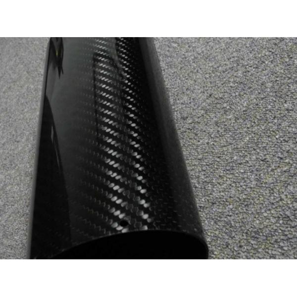 Черный овальный клобук вытыхания мотоцикла волокна углерода профилирует высокотемпературная упорную