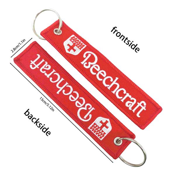 High Recognition 3D Embroidered Key Ring Premium Corporate Gift Stylish