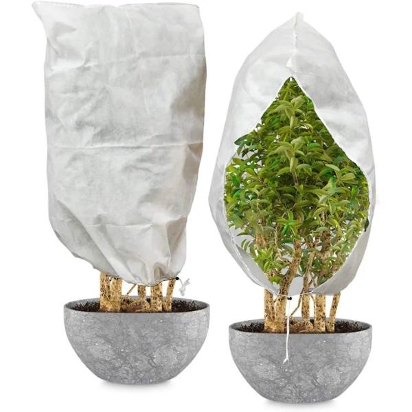 Protección de plantas contra tirones, impermeables, bolsas de lana de plantas polivalentes