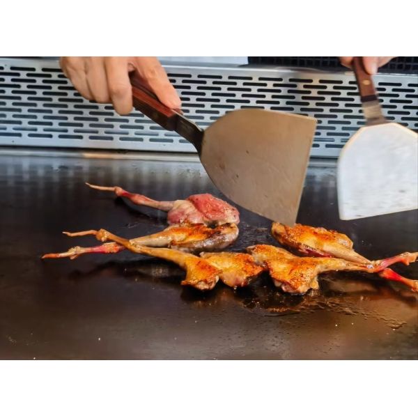 Commercial Hibachi Japanese Grill 8 Person Table Teppanyaki Griddle for Restaurant
