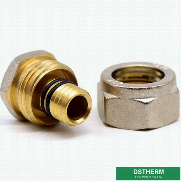 Female Pipe Plug Threaded Coupling Fittings Compression Brass Fittings Screw Fittings For Pex Aluminum Pex Pipe