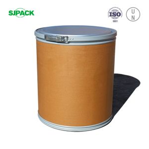 Premium Kraft Paper Fiber Drum 15 Gallon - Open Top Industrial Container With Moisture Barrier For Long-Term Storage