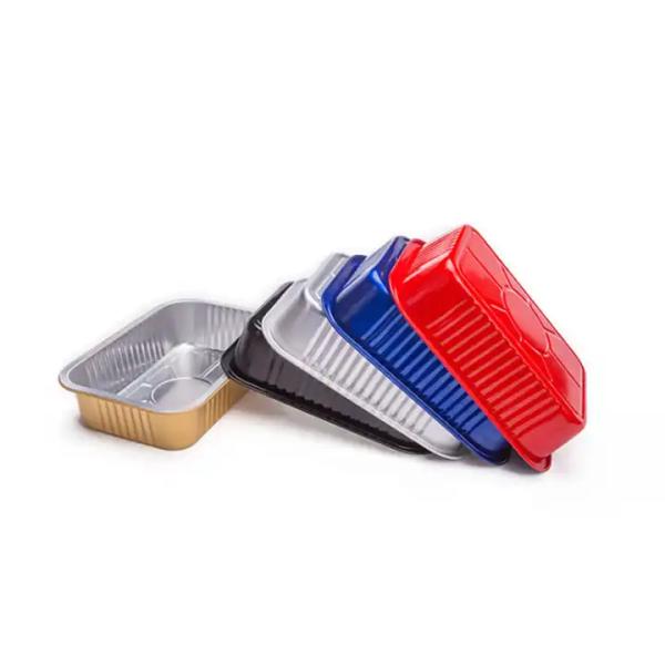 PP Disposable Food Packaging Box for Chocolate Tin Foil Container Microwave Safe