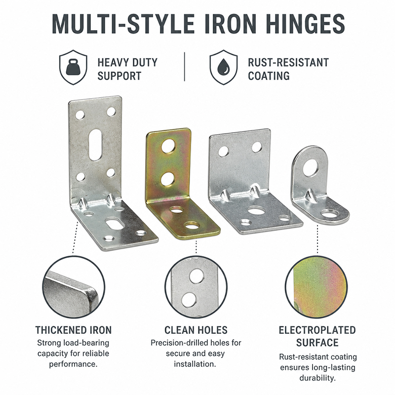 Thickened Invisible Folding Sofa Backrest Hinge Clips Universal Heavy-Duty Bed Hooks Hidden Connecting Angle Brackets