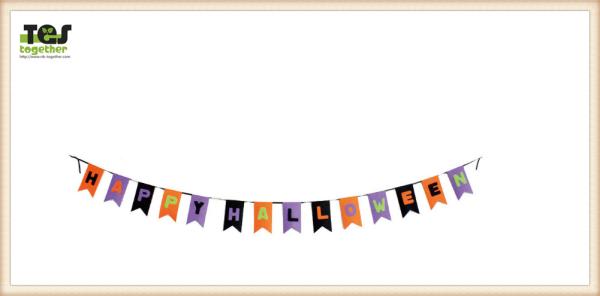 Halloween Decoration Triangle Flag Halloween Lettress Halloween Party Hall Bar Decorative Flag Banner Report