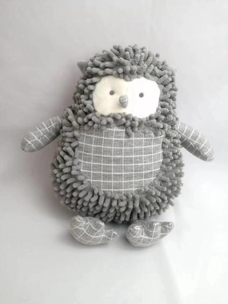 Stuffed Animal Hedgehog Toy Chenille And PP Cotton Filling Cute Baby Comfort Toy OEM ODM