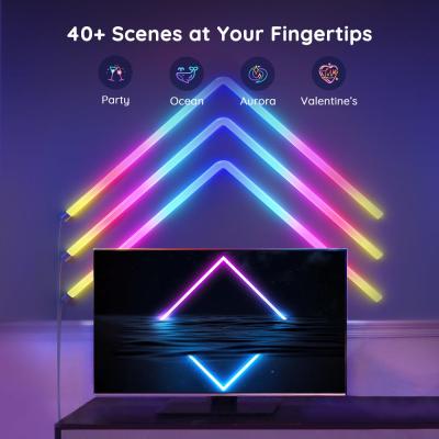 Controle esperto dinâmico de WiFi da luz da parede do deslize Multifunction para a decoração