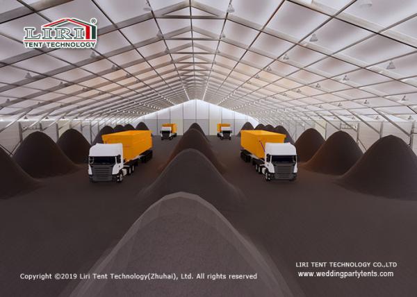 Waterproof Aluminum Frame Tent For Coal Storage / Bulk Storage / Industrial Production